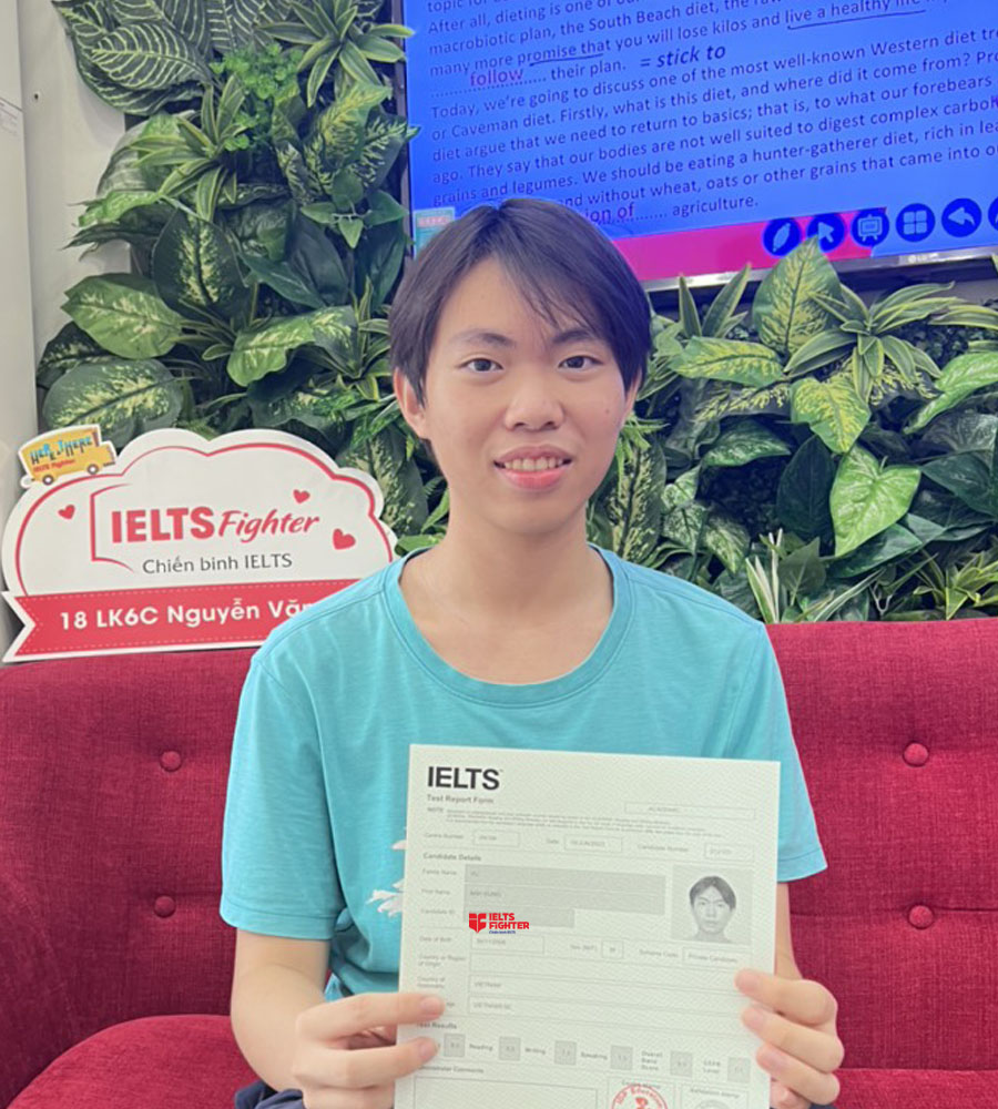 anh dũng 8.0 ielts