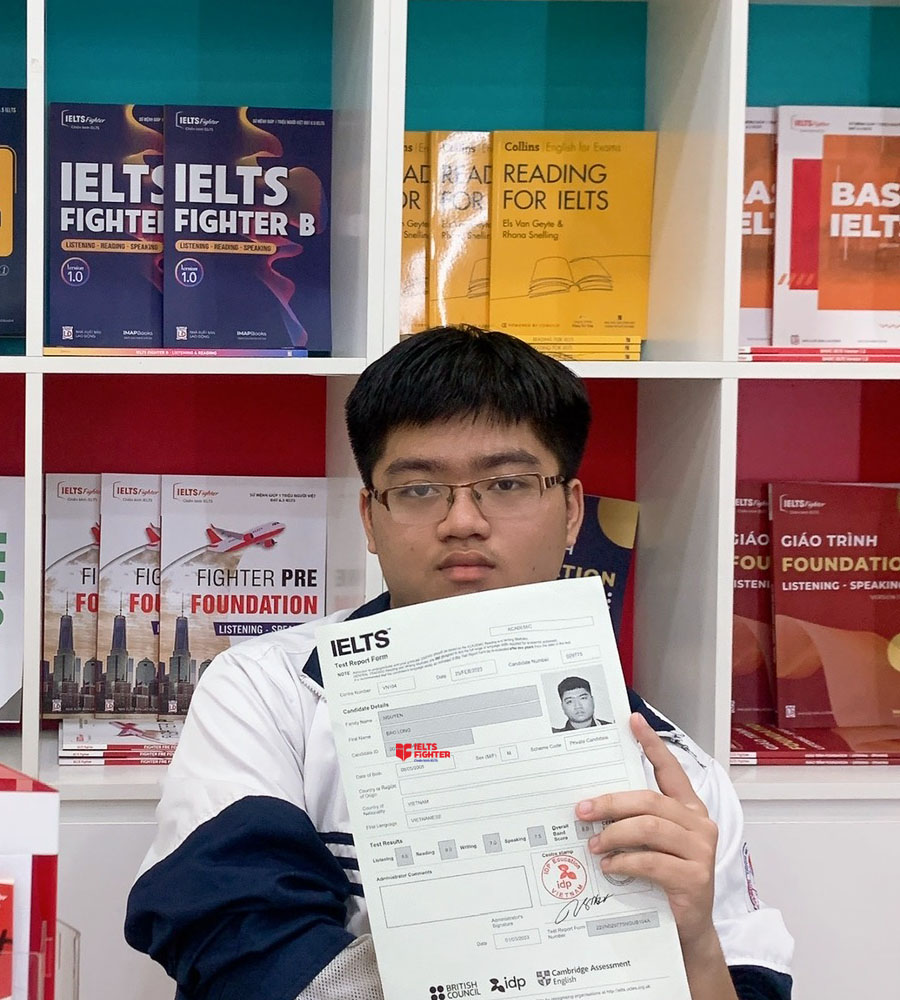bảo long 8.0 IELTS