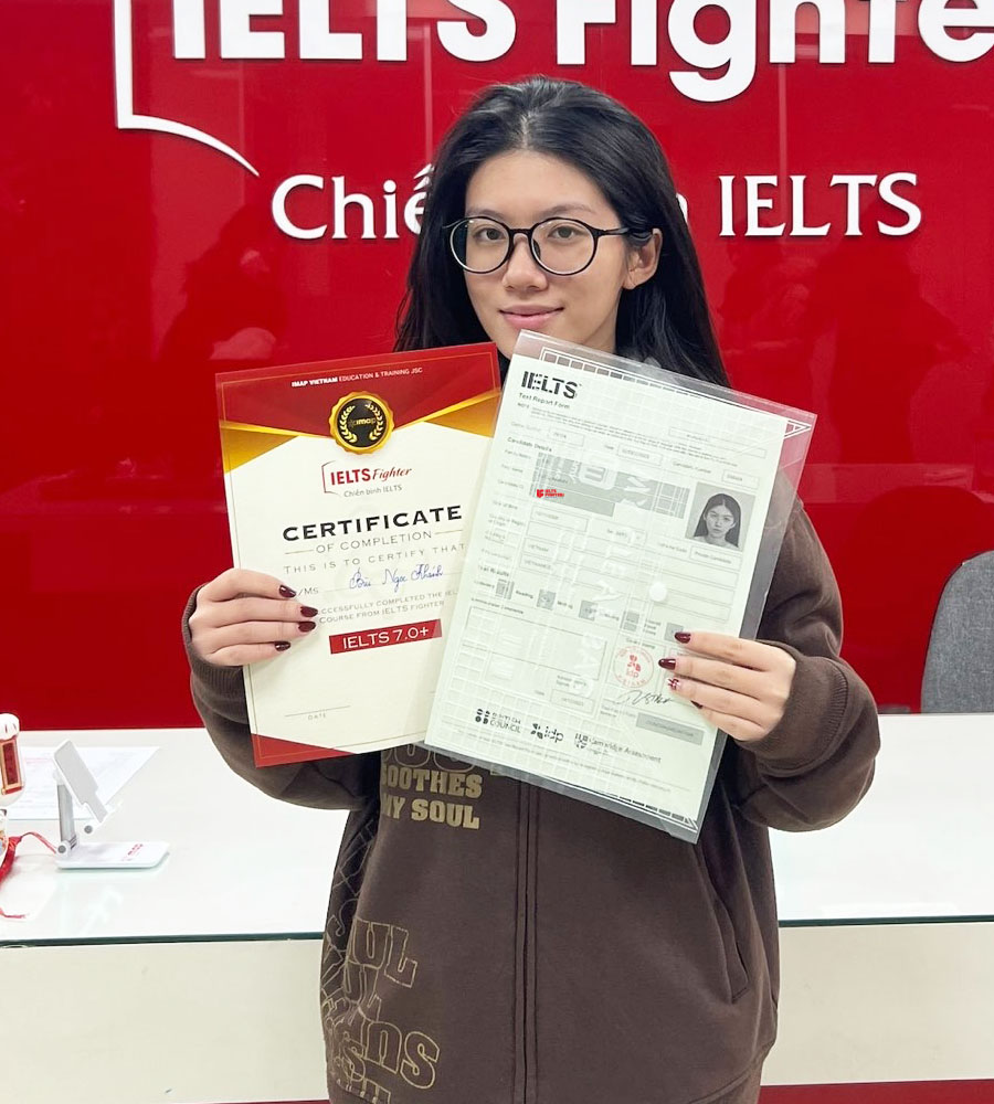 Bảo Kh&aacute;nh 7.0 IELTS