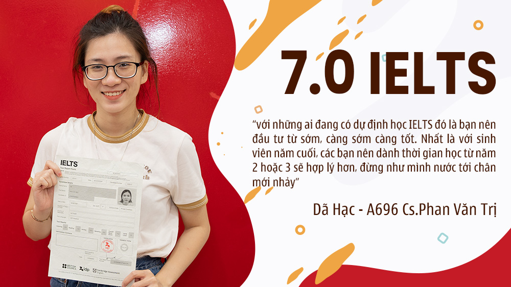 Mục tiêu 6.0 nhưng lại về đích hẳn 7.0 IELTS, bí kíp của cao thủ là gì?