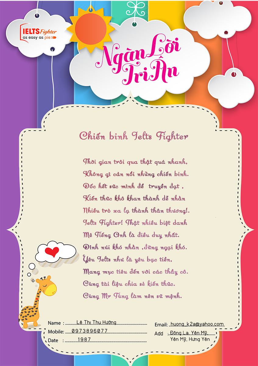 MS14 - Lê Thị Thu Hường 