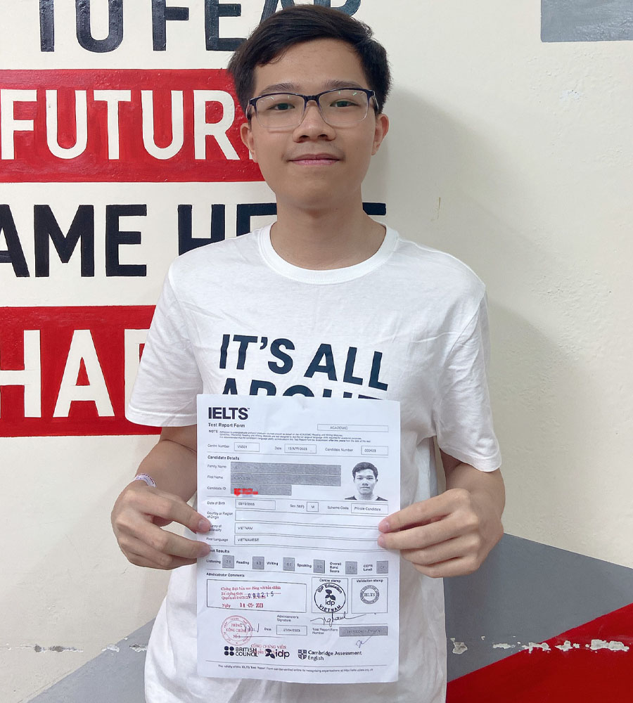 xu&acirc;n sơn 7.0 IELTS