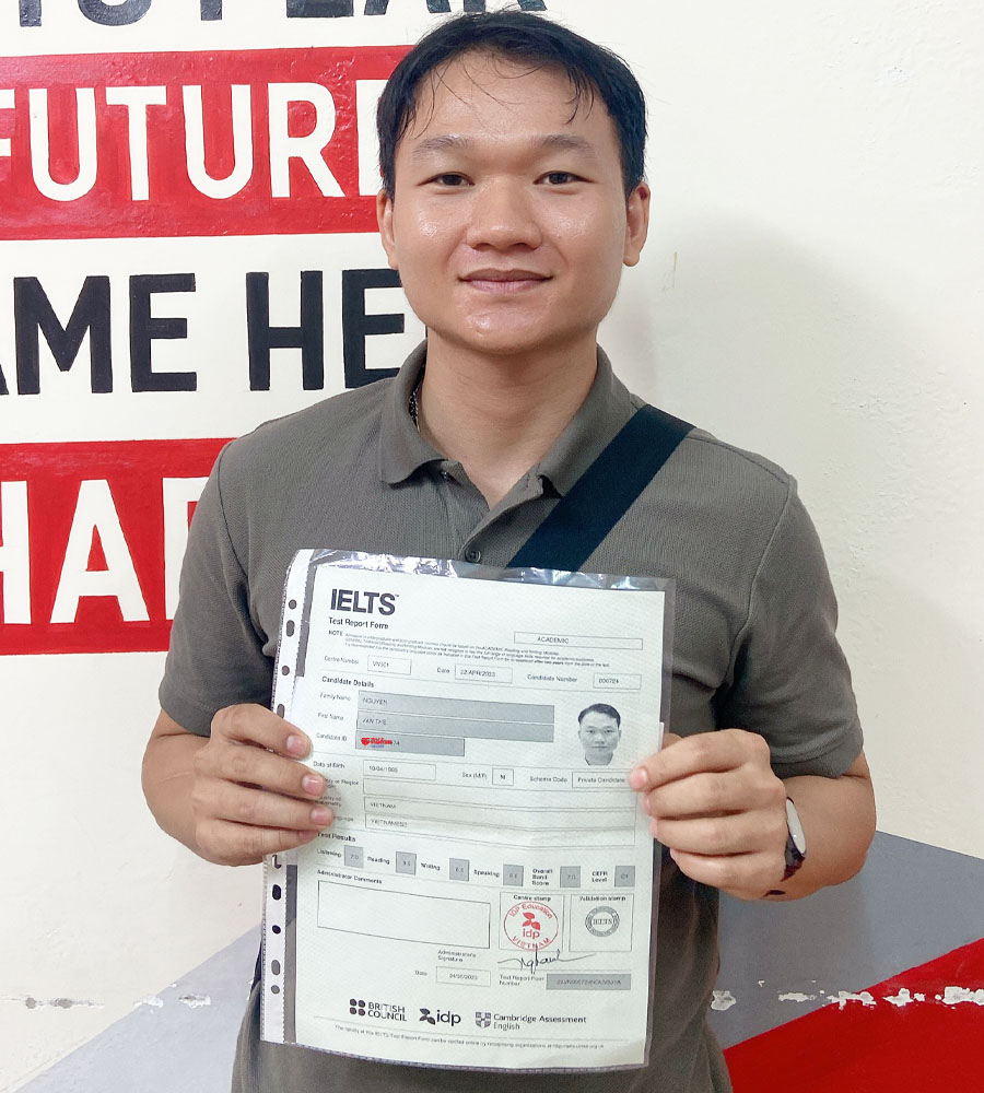 văn thế 7.0 IELTS