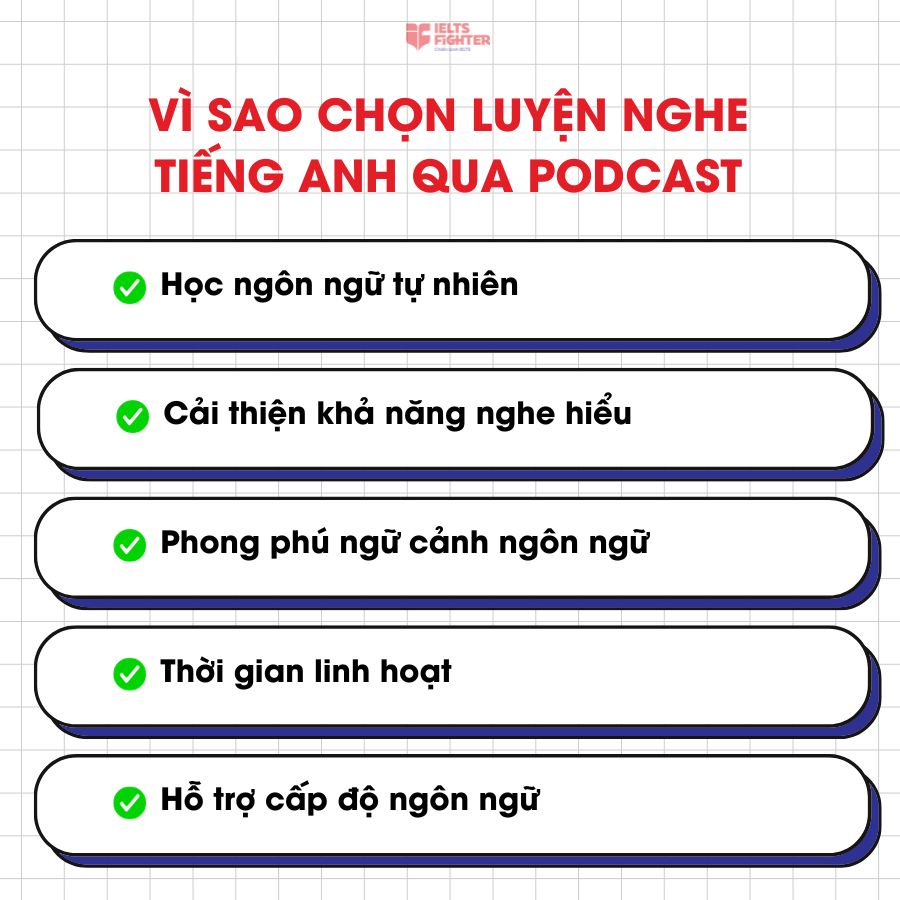 V&igrave; sao chọn luyện nghe tiếng Anh qua podcast