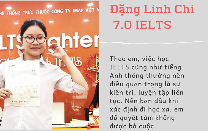 Linh chi - 7.0 IELTS