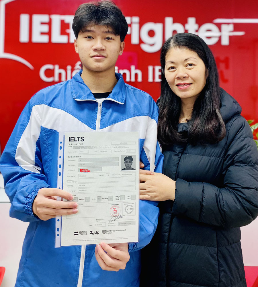 học vi&ecirc;n IELTS Fighter điểm cao 3