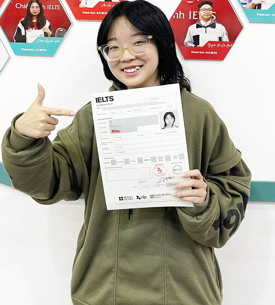 học vi&ecirc;n IELTS Fighter điểm cao