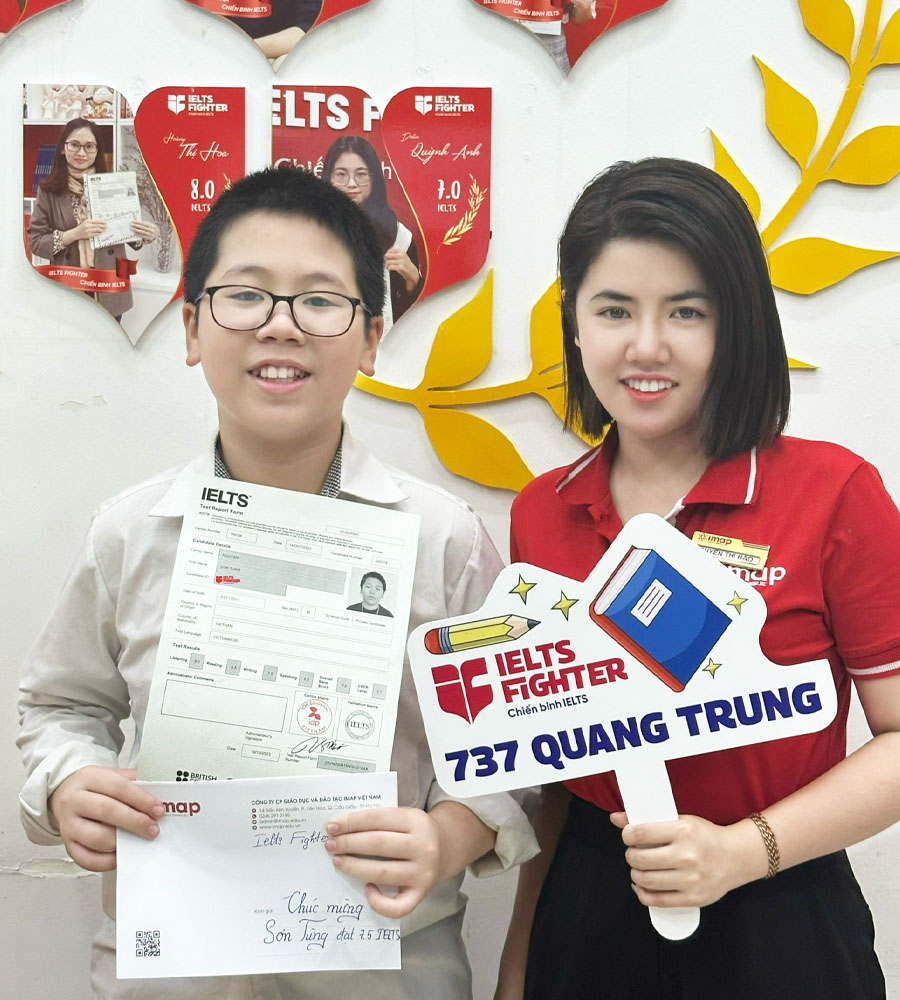 Sơn T&ugrave;ng 7.5 IELTS