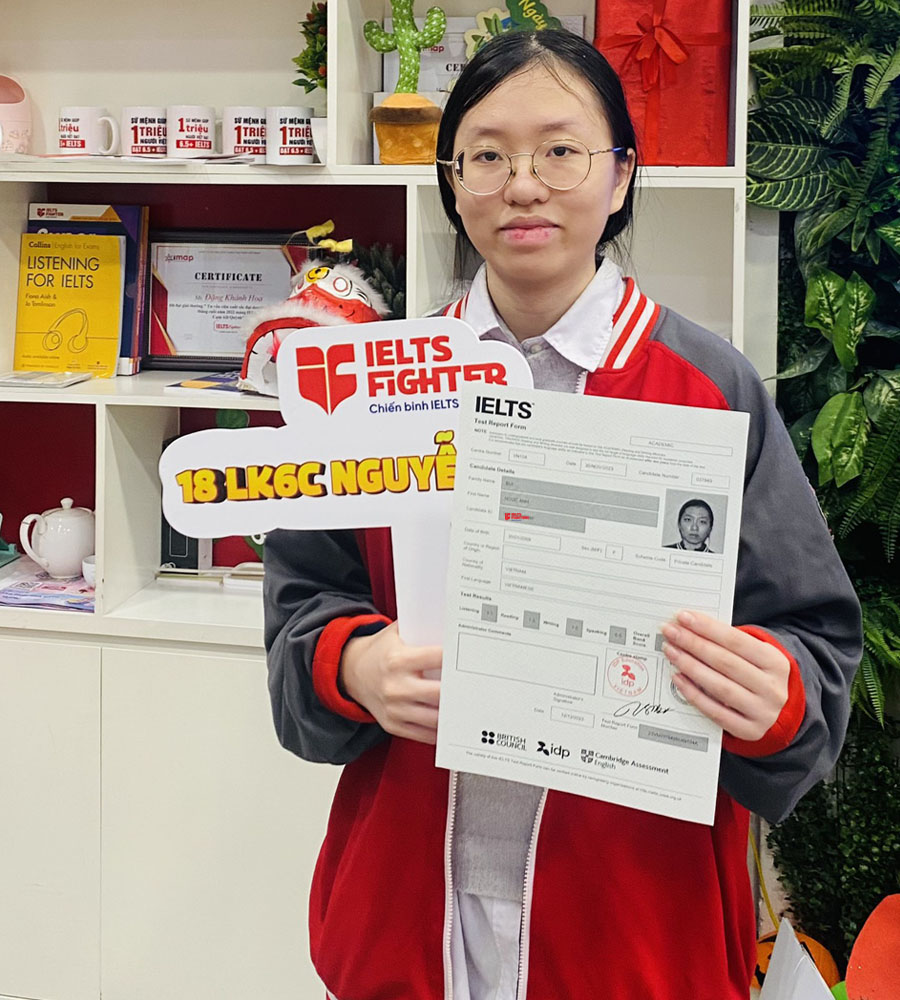 Ngọc Anh 7.5 IELTS