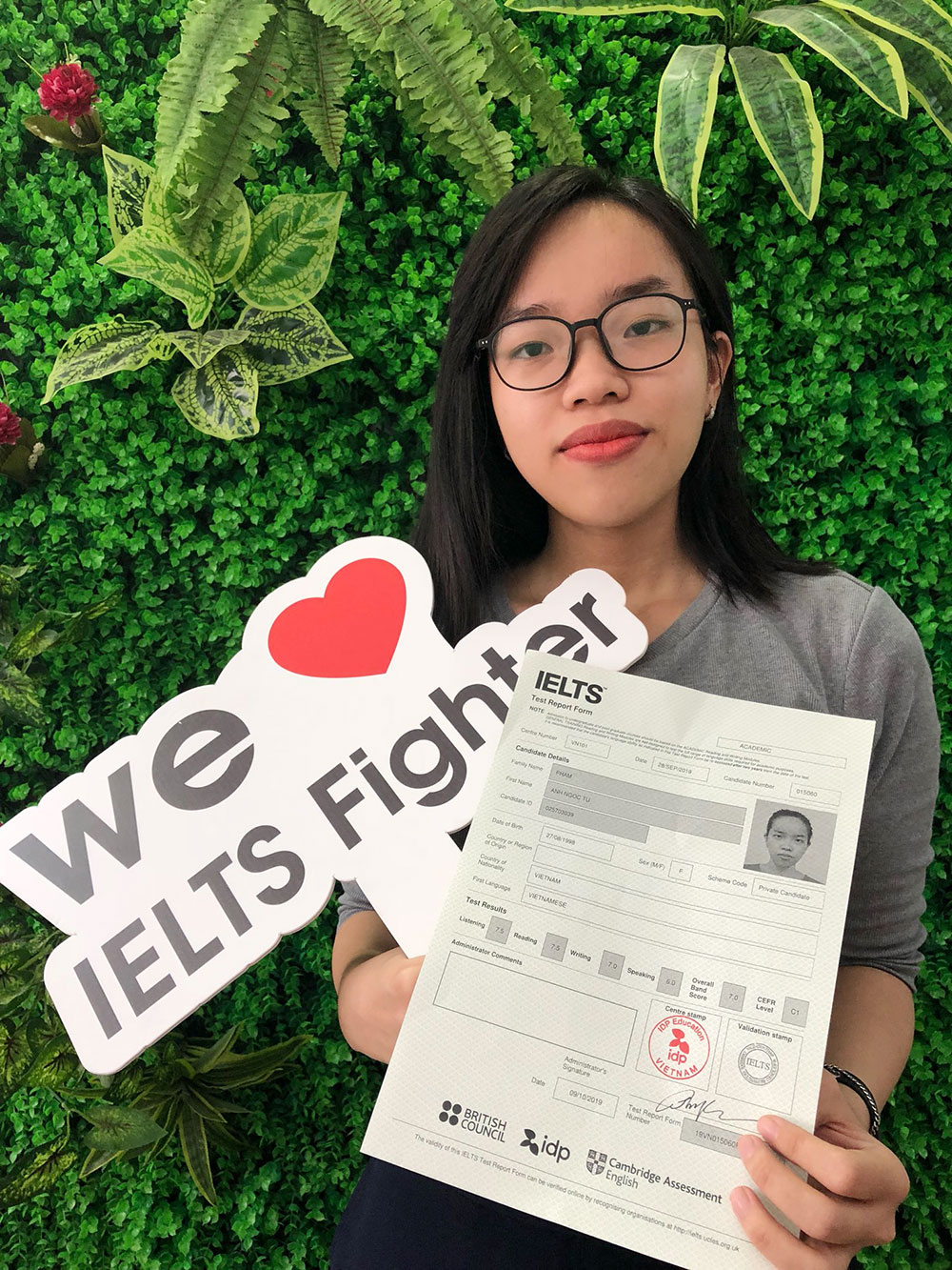Hai tháng luyện thi tại IELTS Fighter và quả ngọt 7.0 IELTS của cô sinh viên sư phạm - Ielts Fighter