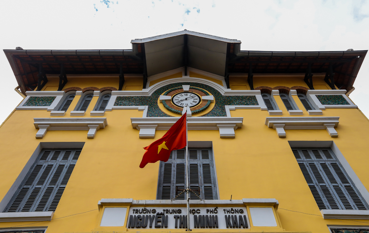 kiến tr&uacute;c Ph&aacute;p cổ của trường