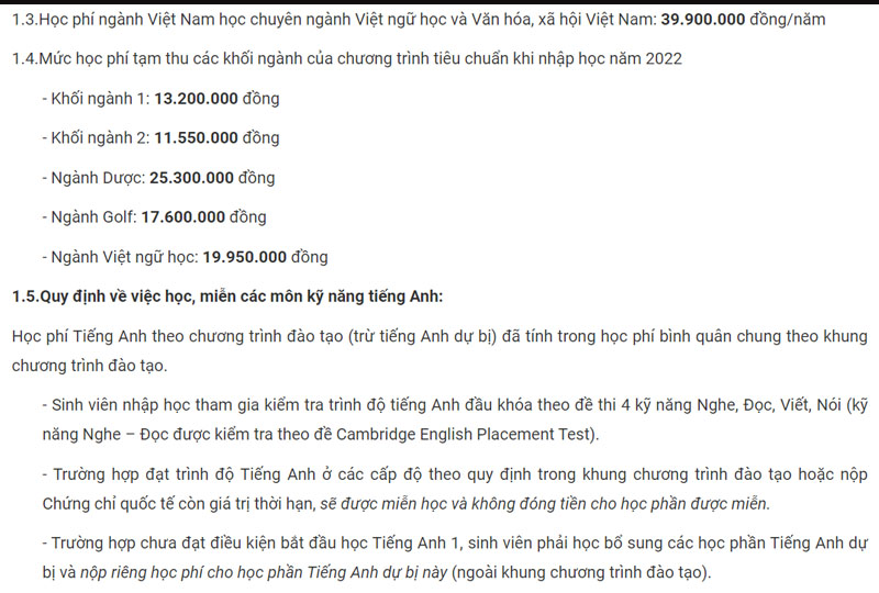học phí đại học tôn đức thắng 3