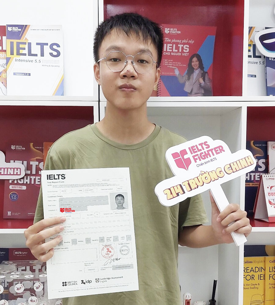 Ho&agrave;ng Minh 7.0 IELTS