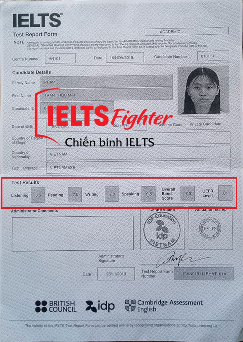 H&agrave;nh tr&igrave;nh chinh phục 7.0 IELTS Writing của c&ocirc; nữ sinh lớp 12