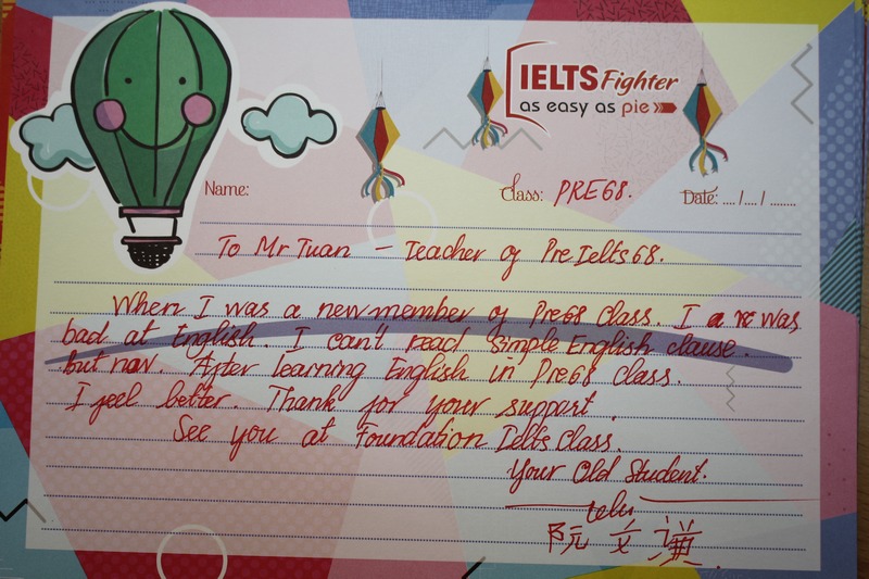 Thầy Tuấn hào hứng chia sẻ cảm nhận của mình về lớp Pre 68