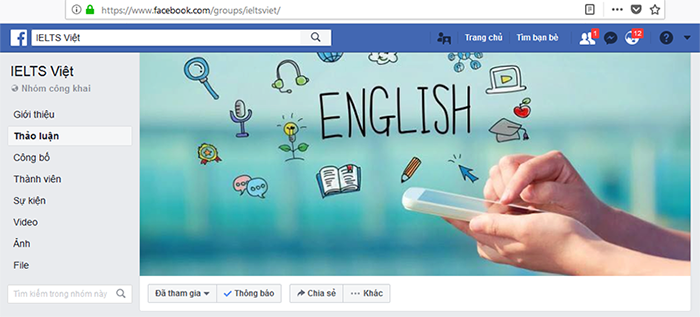 Top 5 Group tự học IELTS tốt nhất