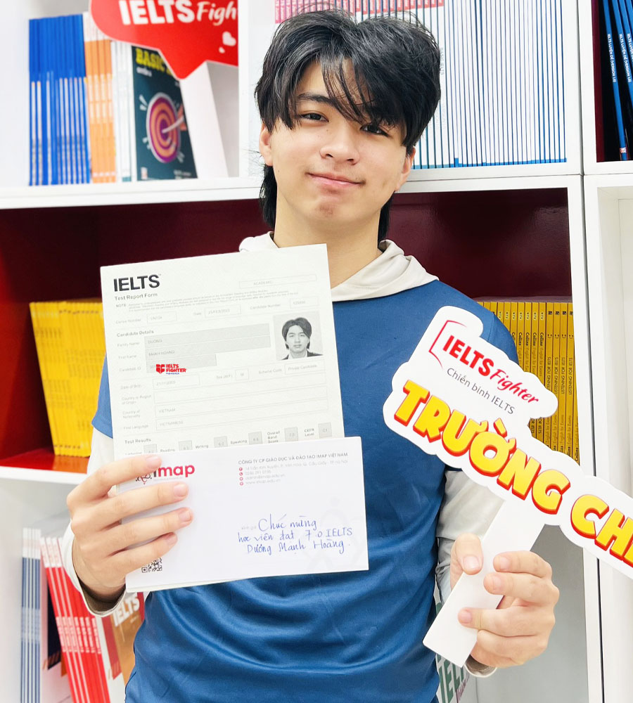 mạnh ho&agrave;ng 7.0 ielts