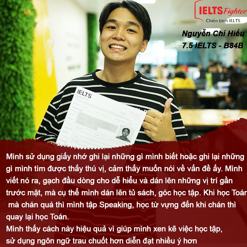 Học viên chí hiếu IELTS Fighter