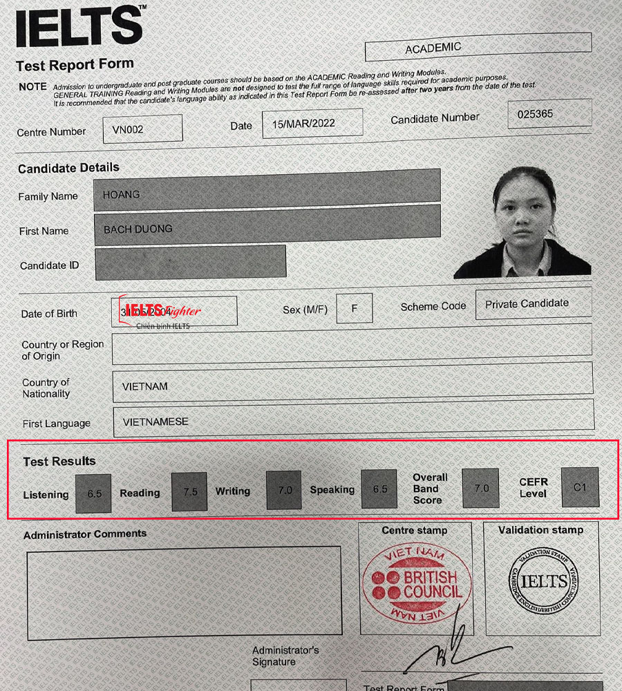 Kinh nghiệm học ielts từ con số 0 của bạch dương 7.0 ielts - 2