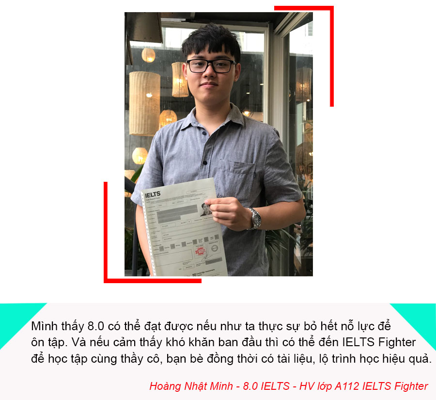 Học viên Nhật Minh - 8.0 IELTS