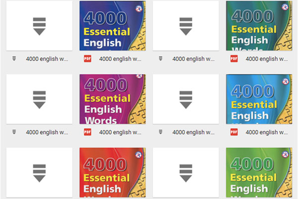 4000 từ vựng thường d&ugrave;ng trong tiếng Anh - 4000 Essential English Words 1