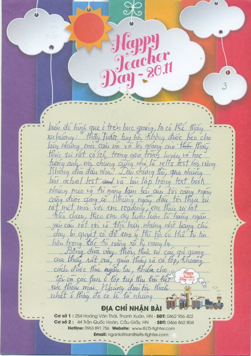 MS59 - Bài dự thi của bạn Đào Bá Minh - Học viên lớp A79