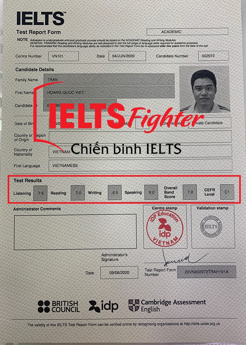 Đi học theo lời bạn g&aacute;i, nam sinh vi&ecirc;n rinh ngay 7.0 IELTS cho bản th&acirc;n - IELTS Fighter