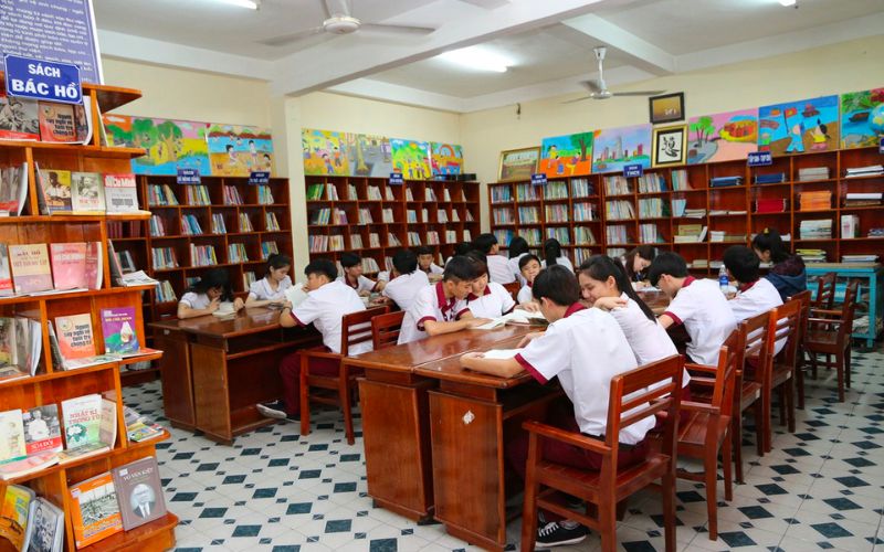 thư viện trường tư thục ngô thời nhiệm