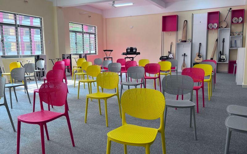 phòng nhạc cụ của trường