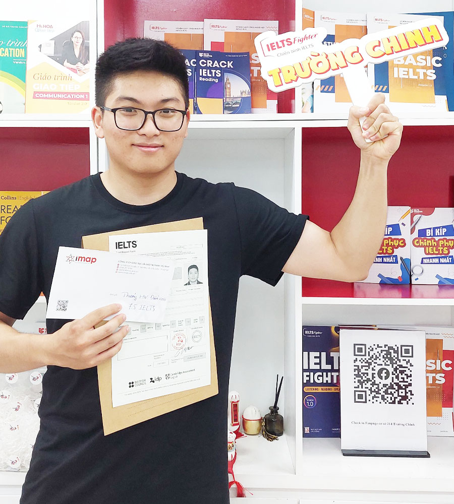 trung đức 7.5 IELTS