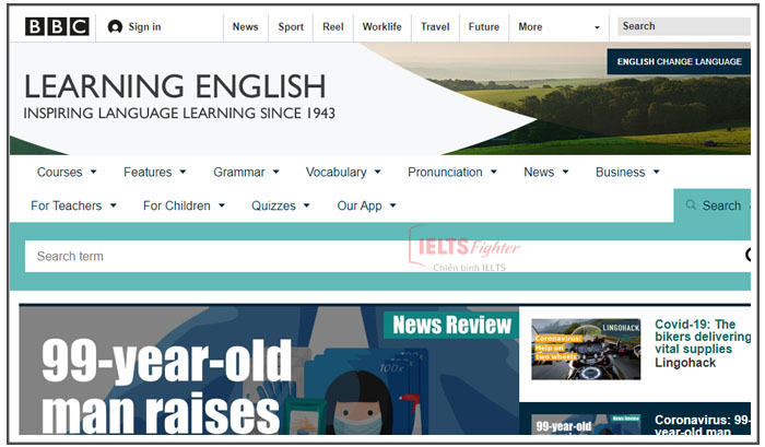 12 website tự học tiếng Anh online miễn ph&iacute; 1