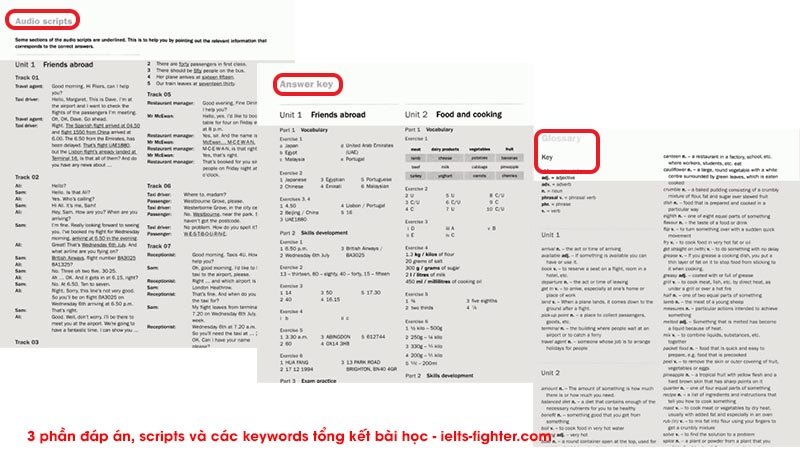 Mục lục s&aacute;ch Get Ready for IELTS Listening 2