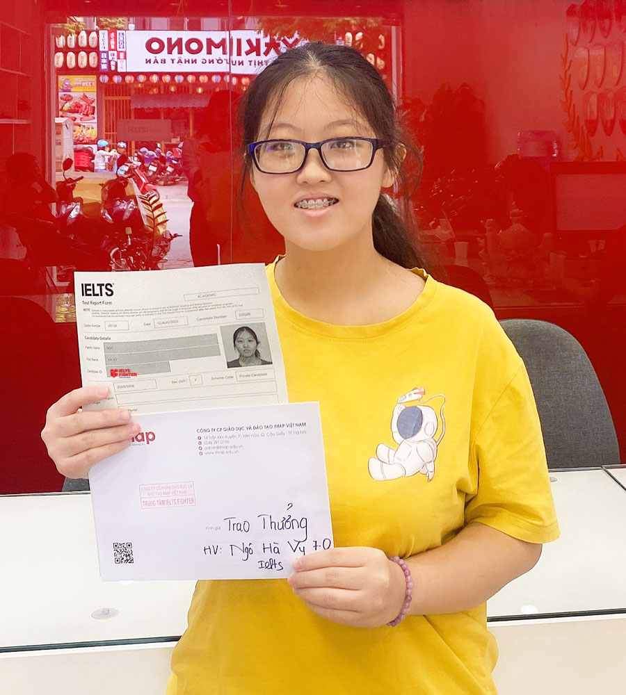 H&agrave; Vy 7.0 IELTS