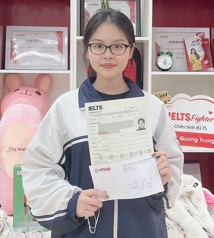 Chi mai 7.5 ielts
