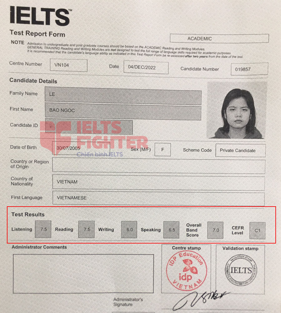 học sinh thpt l&ecirc; qu&yacute; đ&ocirc;n học ielts - 5