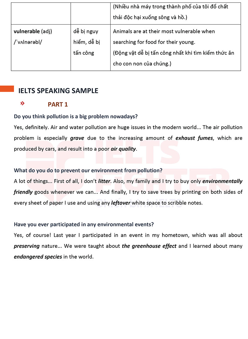 Crack IELTS Speaking vocabulary focus 2