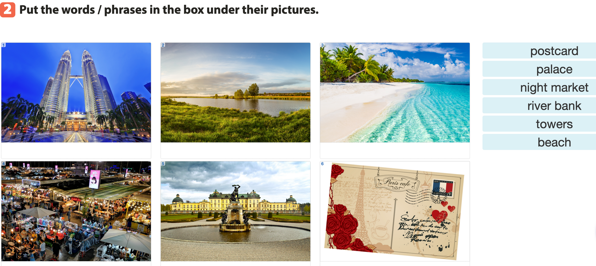 Chữa sách giáo khoa tiếng Anh lớp 6 - Unit 9 - Looking Back bài tập 2