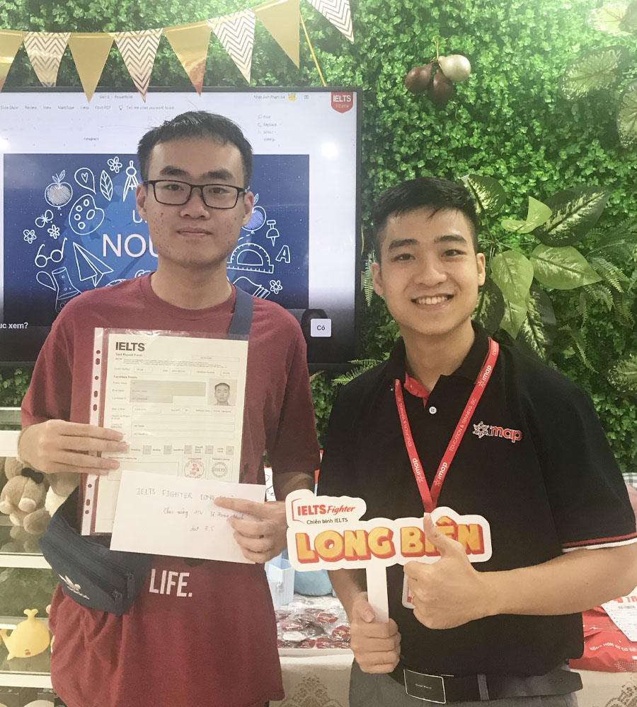 minh ho&agrave;ng 7.5 IELTS
