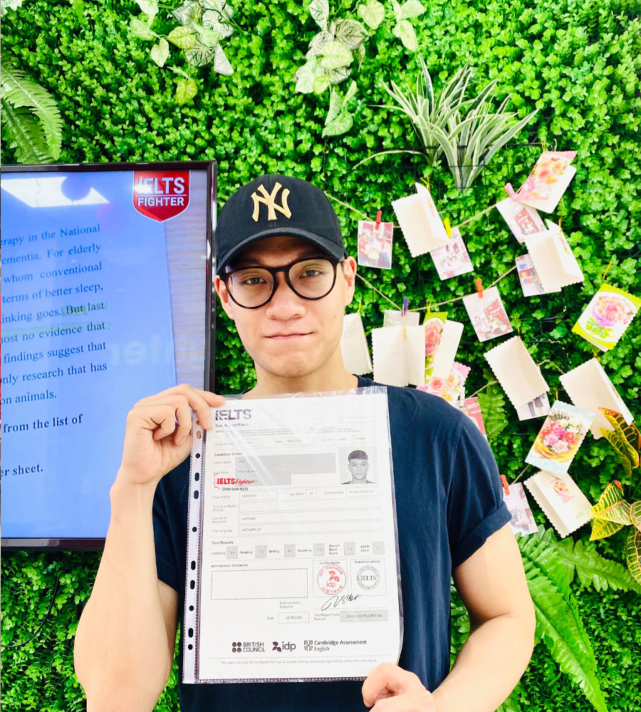 minh quang 7.5 IELTS