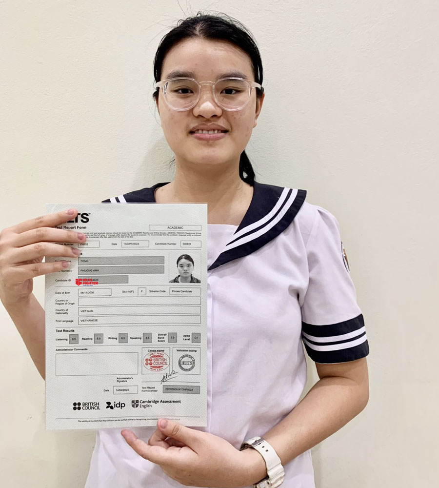 phương anh 7.0 ielts 