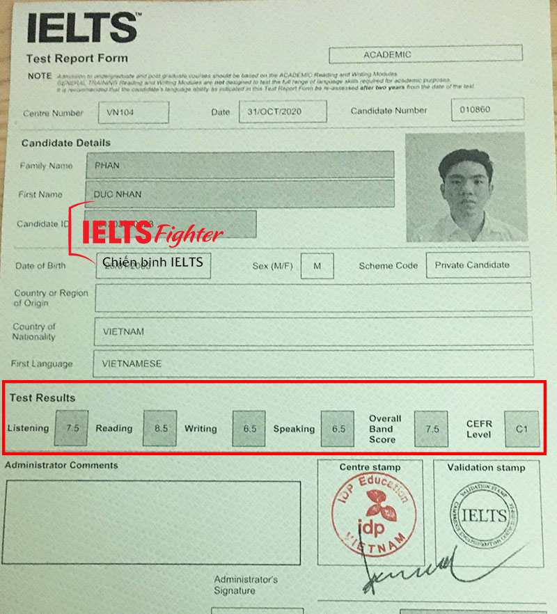 kỳ vọng 6.5 đạt 7.5 IELTS - 1