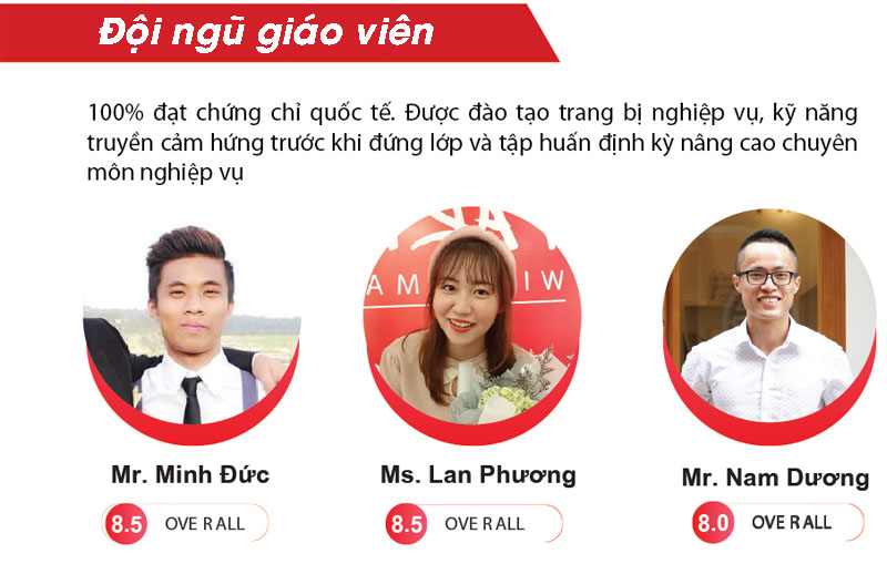 Đội ngũ gi&aacute;o vi&ecirc;n IELTS Fighter