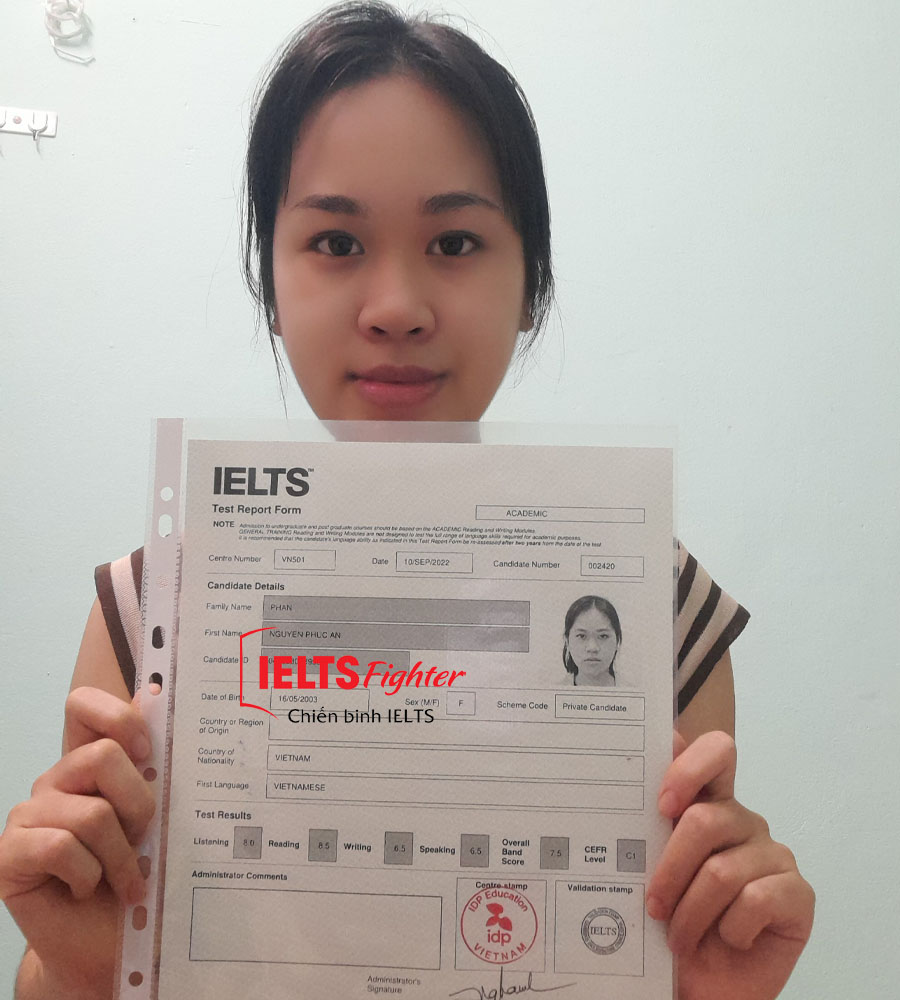 phúc an 7.5 ielts