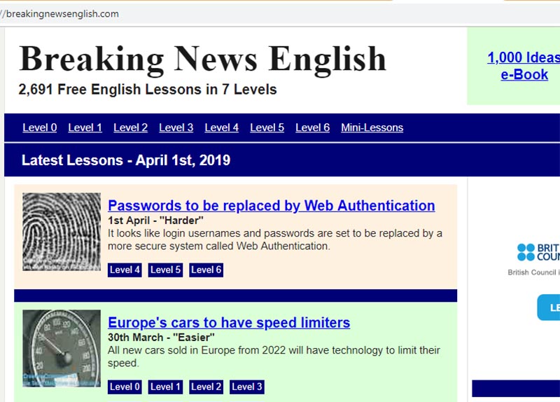 9 Nguồn nghe tiếng Anh ielts hay - Breaking news English 