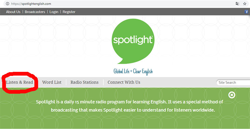 9 Nguồn nghe tiếng Anh ielts hay - Spotlight 