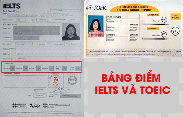 TOEIC và IELTS