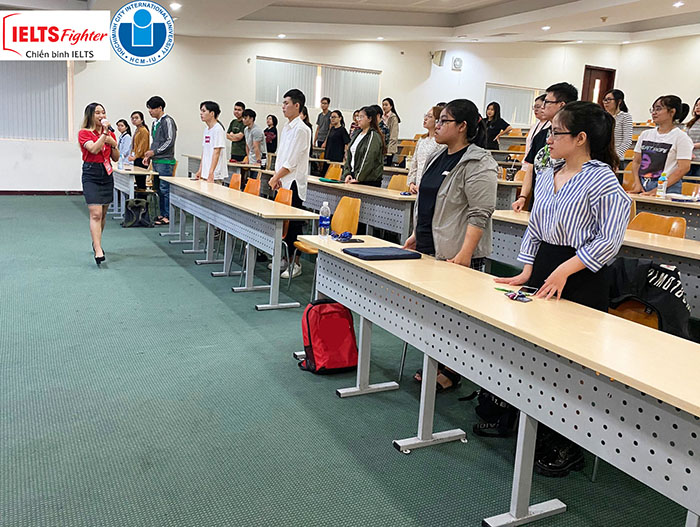 IELTS Fighter tổ chức thi thử IELTS 4 kỹ năng cho sinh viên ĐH Quốc Tế - Đh Quốc Gia Tp. HCM