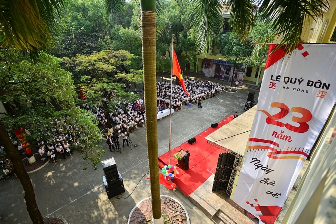 Cơ sở vật chất trường L&ecirc; Qu&yacute; Đ&ocirc;n H&agrave; Đ&ocirc;ng