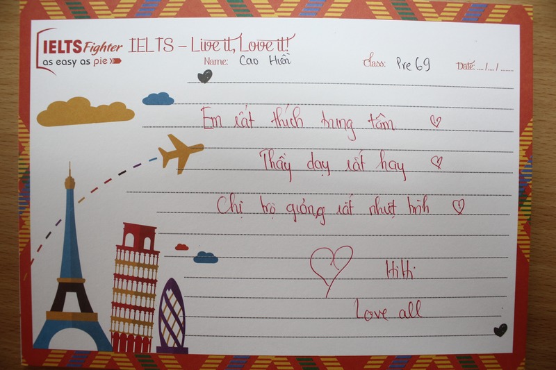 Cao Hiền Chia sẻ cảm nhận về lớp Pre IELTS - Pre 69 