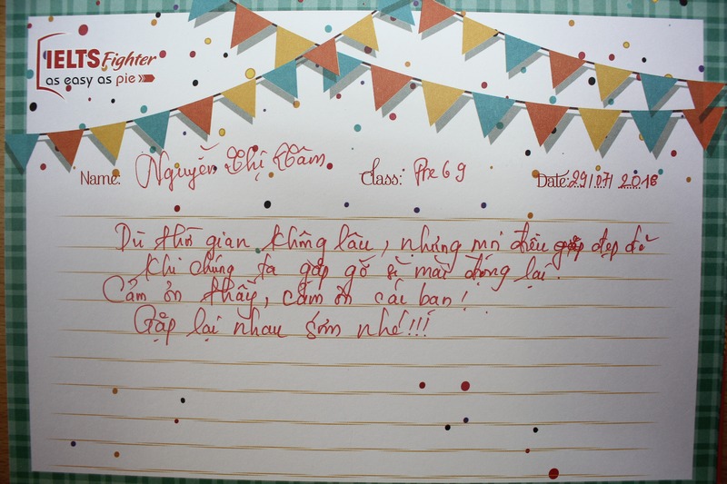Tâm Chia sẻ cảm nhận về lớp Pre IELTS - Pre 69 